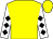 Yellow, black diamonds on white sleeves, yellow cap (Final Turn Racing Stable, Llc)