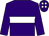 Purple, white hoop, purple cap, white spots (Mrs Pauline Gavin & Mrs Sarah Nash & Donal H Gavin)