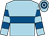 Light blue, royal blue hoop, hooped sleeves & cap (Mrs Paul Murtagh & Michael McCauley & Adrian Murray)