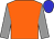 Orange, grey sleeves, blue cap (Vincent Caldwell & Mrs Kathleen Caldwell)