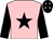 Pink, black star & sleeves, black cap, pink stars (Boyne Valley Syndicate)