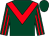 Dark green, red chevron, striped sleeves, dark green cap (CVK Syndicate)