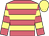 Old rose, primrose hoops, primrose hoops on sleeves, primrose cap (Bass Stables, Llc)