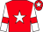 Red, white star, white sleeves, red armlets, red cap, white star (Mrs Ginny Nicholas & Mr M S Saunders)