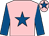 Pink, royal blue star, sleeves and star on cap (Mrs Jill Phillips & Graeme McPherson)