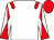 White, red epaulets, diabolo on sleeves, red cap (Mr M Almutairi)