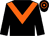 Black, orange chevron, hooped cap (Thomas J Maher)