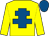 Yellow, royal blue cross of lorraine, royal blue cap (Little Big Rock Syndicate)