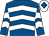 Royal blue & white chevrons, white cap, royal blue diamond (Mrs Fiona Bowe)