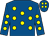 Royal blue, yellow spots (Derek Logue)