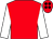 Red, white sleeves, red cap, black spots (Gerard Mullins)