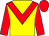 Yellow, red chevron & sleeves, red cap (Michael J McKeown)