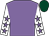 MAUVE, WHITE sleeves, MAUVE stars, DARK GREEN cap (Gareth Davis And John Wainwright)