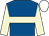 Royal blue, beige hoop and sleeves, white cap (Mrs C Cashman)