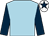 Light blue, dark blue sleeves, white cap, dark blue star (Mrs Annette O'Callaghan)