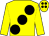 Yellow, large black spots, black spots on cap (Sheikh Mohammed Obaid Al Maktoum)