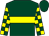 Dark green, yellow hoop, check sleeves, dark green cap (O'Mahony Partnership)