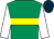 EMERALD GREEN, YELLOW hoop, WHITE sleeves, DARK BLUE cap (Mr F Lloyd)