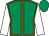 Emerald green, orange seams, white sleeves, emerald green cap (Mr M Fitzsimons)