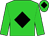 Lime green, black diamond, lime green sleeves and cap, black diamond (Stone Hill Stud (nom: Mr H C W Rix))