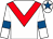White, red chevron, white sleeves, royal blue armlets and star on white cap (Mr Clark Fortune & Mrs A D Bourne)