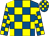 Royal blue and yellow check (Rowsell & Hitchins)