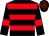 Black, red hoops and armlets (Dennis Manterfield & Bill Baggaley)