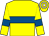 Yellow, royal blue hoop & armlet, yellow & white hooped cap (Adrian Costello)