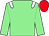LIGHT GREEN, WHITE epaulets, RED cap (Green, Hoare, Raw & Tregoning)