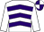 White & purple chevrons, white sleeves, qtd cap (Mrs J Dermot Cantillon & Mrs A Cantillon)