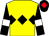 Yellow, black triple diamond, black sleeves, white armlets, black cap, red diamond (The Lakota Partnership & Mrs Janie Bla)