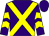 Purple, yellow cross belts, chevrons on sleeves (Ms Karen Gough)