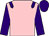 Pink, purple epaulets, sleeves and cap (James Ortega Bloodstock Ltd)