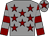 Grey, maroon stars, maroon and grey hooped sleeves, grey cap, maroon star (Skill Scaffolding Ltd)