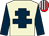 Beige, dark blue cross of lorraine & sleeves, red and white striped cap (Newtown Anner Stud Farm Ltd)