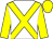 White, yellow cross sashes & sleeves, yellow cap (Paul Louis)