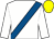 White, royal blue sash, yellow cap (Mr Jamie Milner)