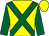 Yellow, Kelly Green Cross Sashes, Kelly Green Sleeves (Sturges Ducoing)
