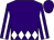 Purple, white diamond belt, white stripe on sleeves, purple cap (Matties Racing Stable LLC)