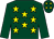 Dark green, yellow stars, dark green sleeves (Clipper Logistics)