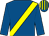 Royal blue, yellow sash, striped cap (Mrs Sheila McCullagh)