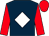 Dark blue, white diamond, red sleeves and cap (Mr Julian Nettlefold)