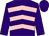 Purple & pink chevrons, purple sleeves & cap (Michael Fay)
