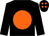 Black, orange disc, orange spots on cap (BMW Partnership)