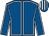 Royal blue, white seams, striped cap (Merry Men Syndicate)