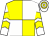 White & yellow quartered, yellow chevrons on sleeves, hooped cap (Donnchadh Doyle)