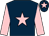 Dark blue, pink star & sleeves, pink star on cap (Zaamar Partnership)