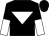 Black, white inverted triangle, halved sleeves (Mr R D Seldon)