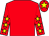 Red, yellow stars on sleeves, red cap, yellow star (Mr Brian Verinder)