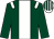 Dark Green, white stripe and epaulets, Dark green sleeves, white cap, Dark green stripes (A Al Maddah)